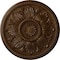 Ekena Millwork Edinburgh Ceiling Medallion (Fits Canopies up to 5 1/4"), 18"OD x 1 3/4"P, Root Beer Crackle CM18EDRBC - alternate 1